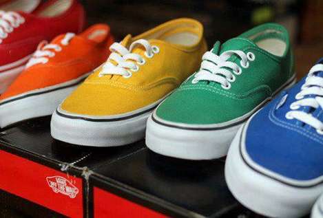 vans basse colorate